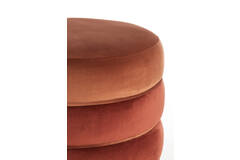 Light & Living Poef Ø50x45 Cm TACITU Bordeaux