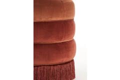 Light & Living Poef Ø50x45 Cm TACITU Bordeaux