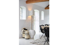 Light & Living Pot Deco Ø45x50 Cm TIMERGA Wit