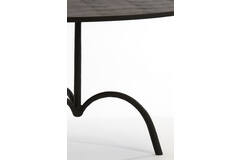 Light & Living Salontafel Ø64x39 Cm SAMOA Mat Zwart
