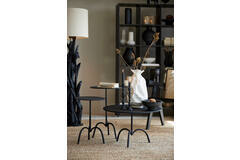 Light & Living Salontafel Ø64x39 Cm SAMOA Mat Zwart