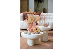 Light & Living Salontafel Ø70x35 Cm MIZUHO Crème