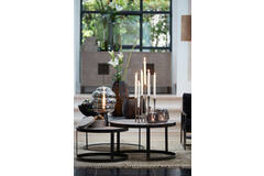 Light & Living Schaal Ø38x16 Cm MURCIA Mat Zwart