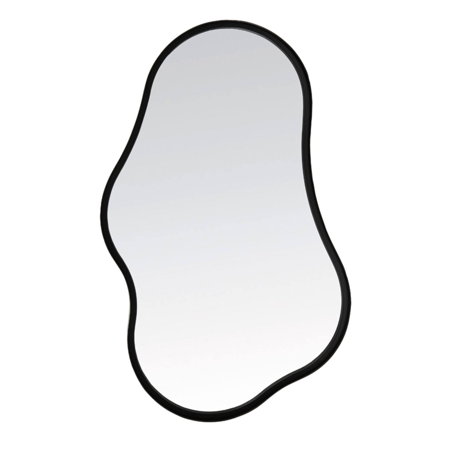 light & living Spiegel 39x4x59 cm LEVU mat zwart