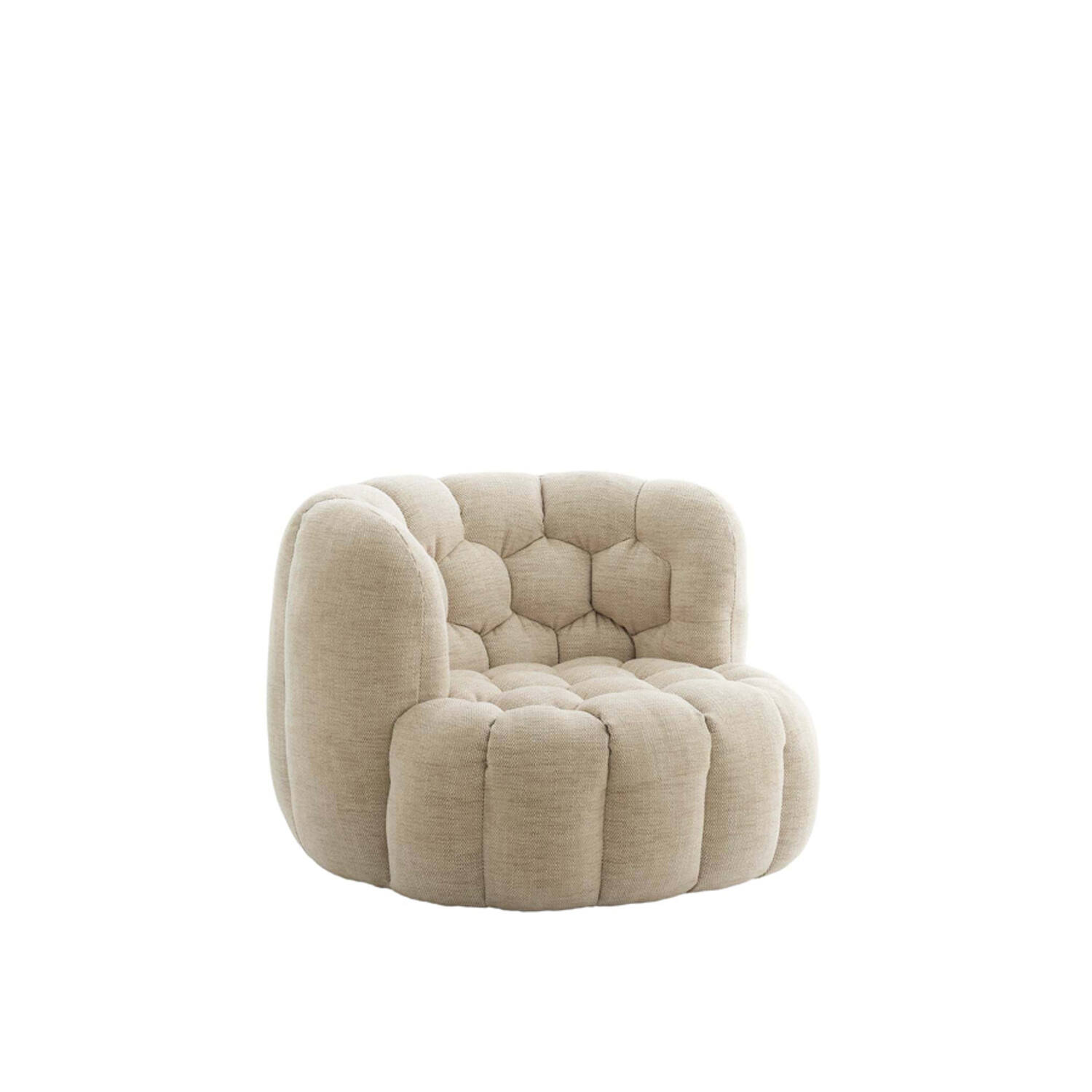 Light & Living Stoel 100x98x72 Cm AMARA Crème