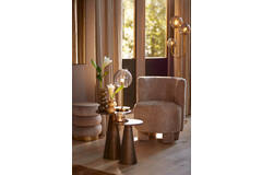 Light & Living Stoel 65x65x78 Cm KAMOVA Bruin-crème