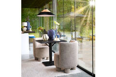 Light & Living Stoel 65x65x78 Cm KAMOVA Bruin-crème