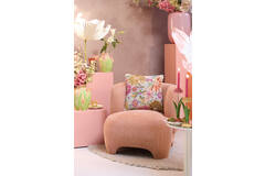 Light & Living Stoel 80x80x71 Cm ZENICA Licht Oranje