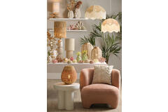 Light & Living Stoel 80x80x71 Cm ZENICA Licht Oranje