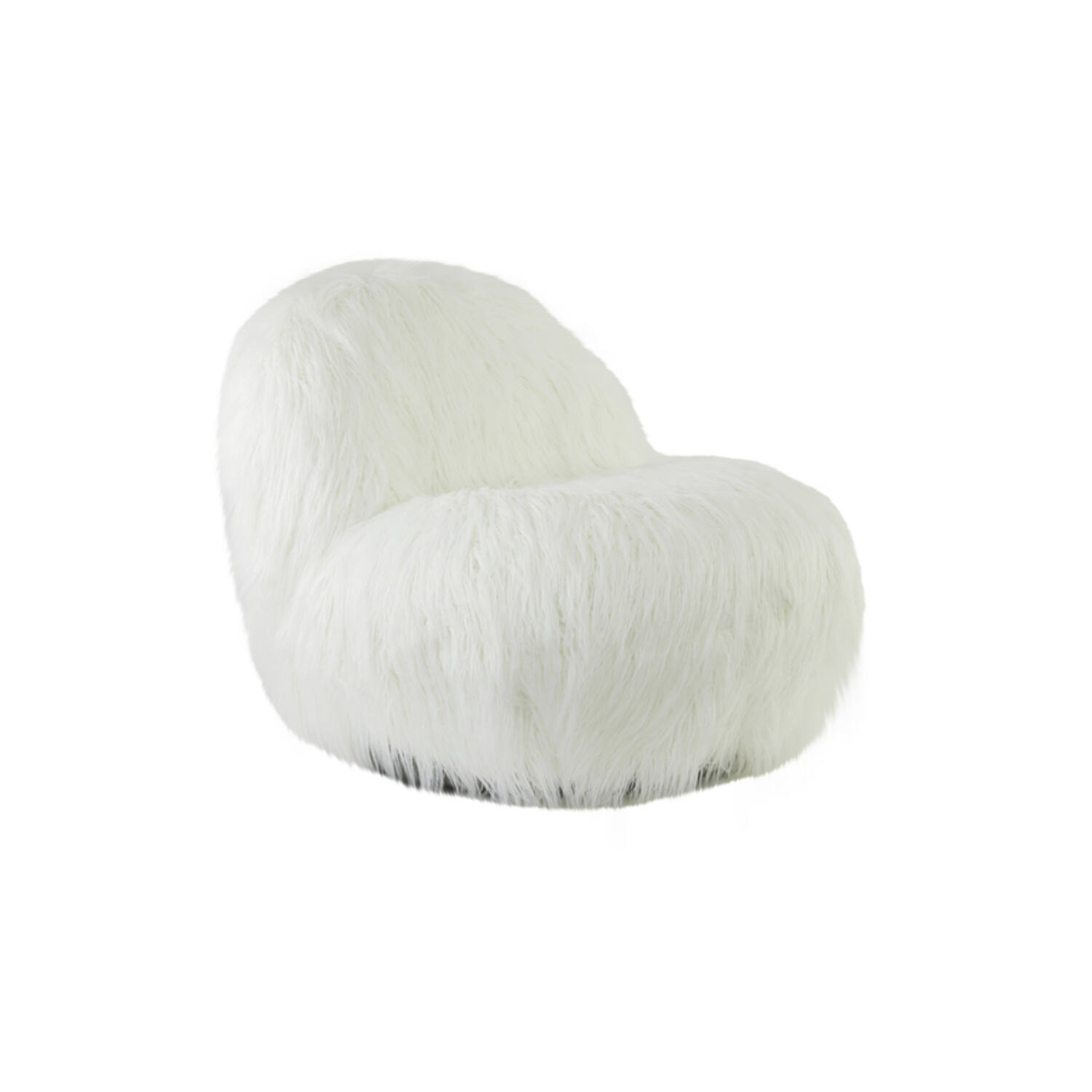 light & living Stoel 90x77x72 cm GUMACA furry wit