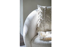 Light & Living Stoel 92x82x77 Cm AVORIA Bouclé Crème