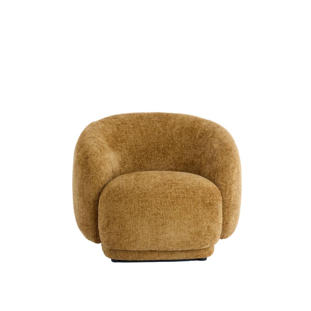 light & living Stoel 93x87x73 cm OVITO okergeel