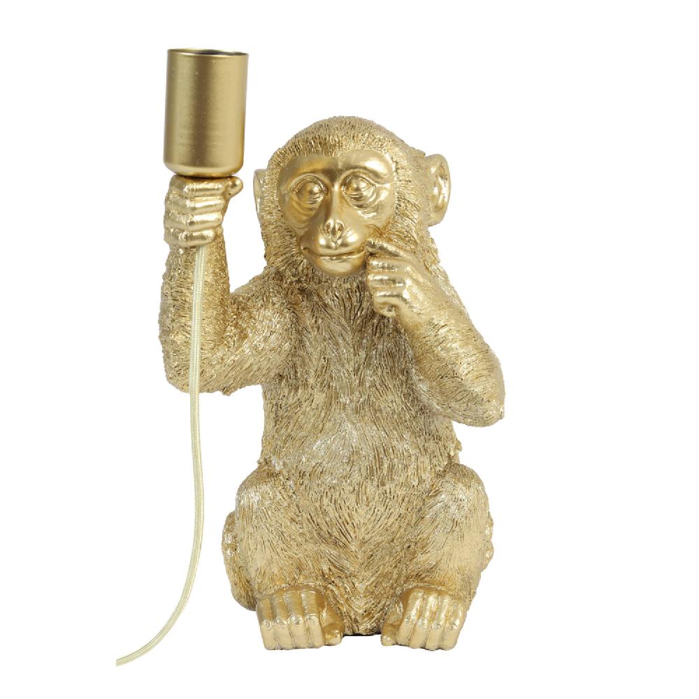 light & living Tafellamp 20x19 5x34 cm MONKEY goud