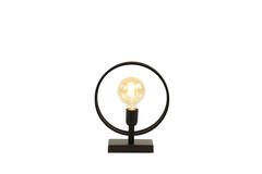 Light & Living Tafellamp 25x10x30 Cm RUDRA Mat Zwart