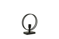 Light & Living Tafellamp 25x10x30 Cm RUDRA Mat Zwart