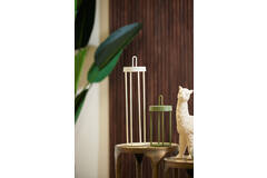 Light & Living Tafellamp LED Ø13x50 Cm ISALO Crème