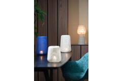 Light & Living Tafellamp Ø18x42 Cm ABOSO Crème