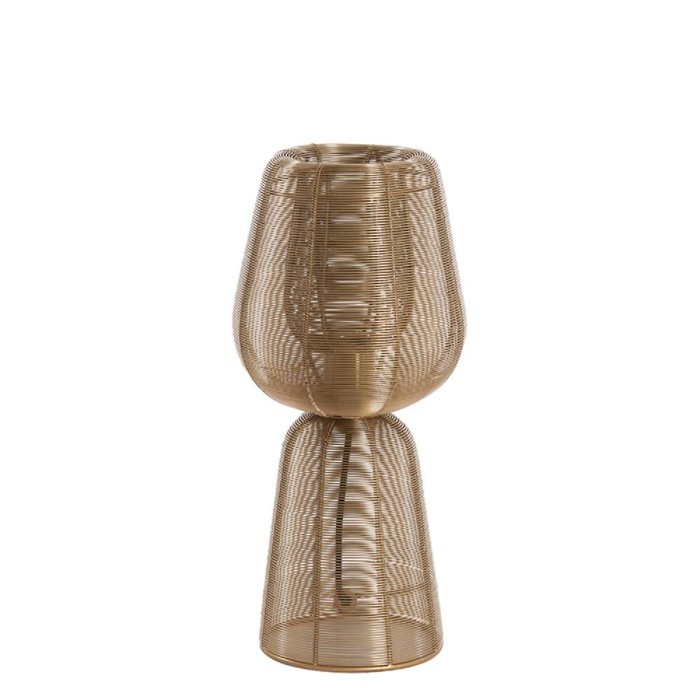 light & living Tafellamp Ø18x42 cm ABOSO licht goud