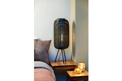 Light & Living Tafellamp Ø21x55 Cm TOMEK Mat Zwart