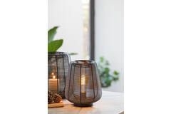 Light & Living Tafellamp Ø22x26 Cm ADETA Mat Zwart