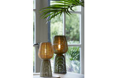 Light & Living Tafellamp Ø24x54 Cm ABOSO Groen