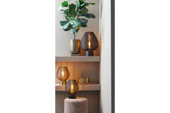 Light & Living Tafellamp Ø25x34 Cm SUNEKO Mat Zwart