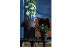 Light & Living Tafellamp Ø25x35 Cm MEREL Mat Zwart