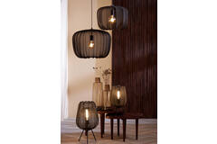 Light & Living Tafellamp Ø25x45 Cm PLUMERIA Zwart