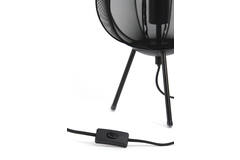 Light & Living Tafellamp Ø25x45 Cm PLUMERIA Zwart