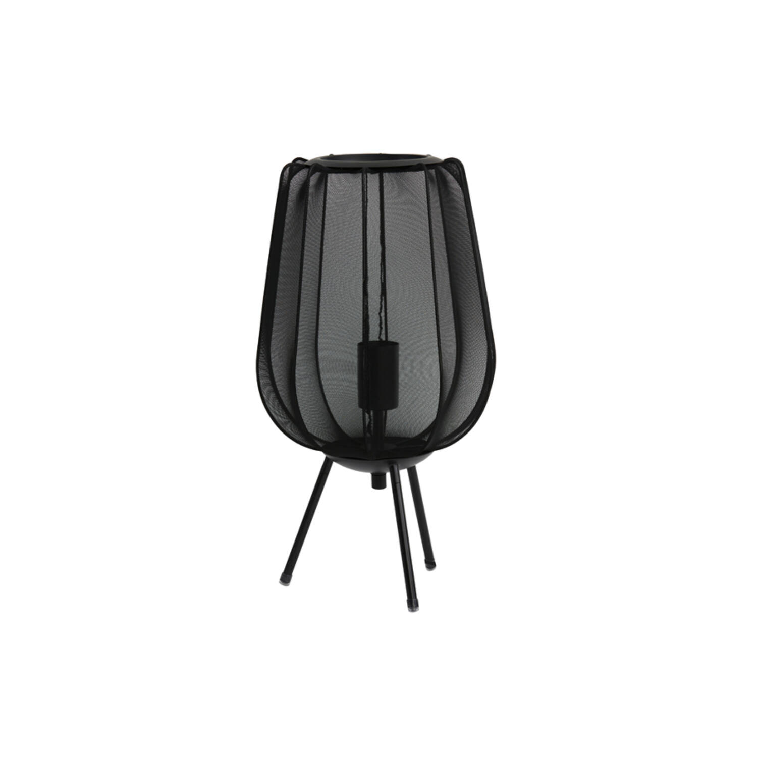 light & living Tafellamp Ø25x45 cm PLUMERIA zwart