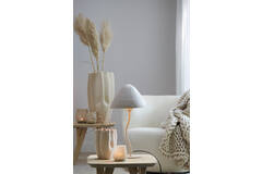 Light & Living Tafellamp Ø25x50 Cm ELIMO Mat Crème