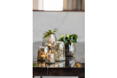 Light & Living Theelicht Ø12x12 Cm PARATA Smoke