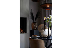 Light & Living Vaas 25x13x27 5 Cm TORNA Glas Bruin