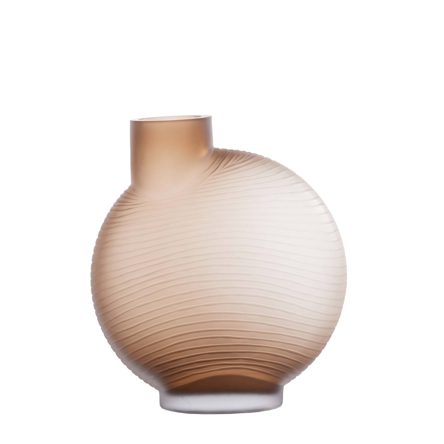 light & living Vaas 33x16 5x36 5 cm TORNA glas bruin