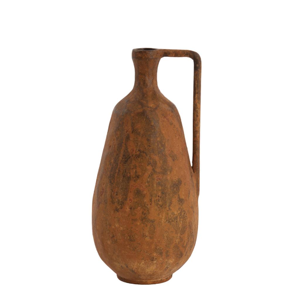 light & living Vaas deco 17x16 5x35 cm OSTRA roest