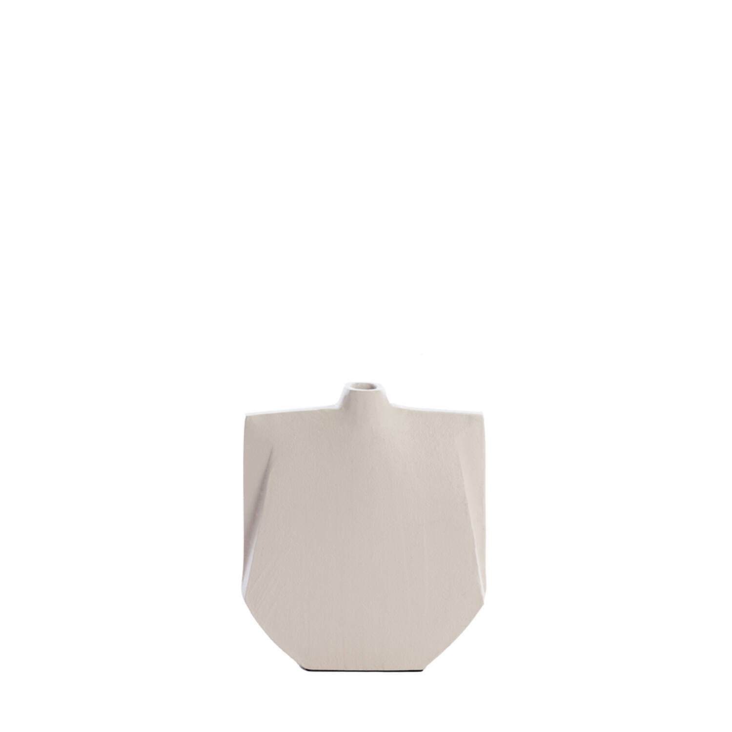 light & living Vaas deco 21x6x25 cm MAKAHA crème