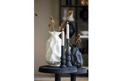 Light & Living Vaas Deco 24x22x41 Cm HOLBOX Crème