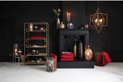 Light & Living Vaas Deco Ø11x13 Cm RAYAT Mat Zwart