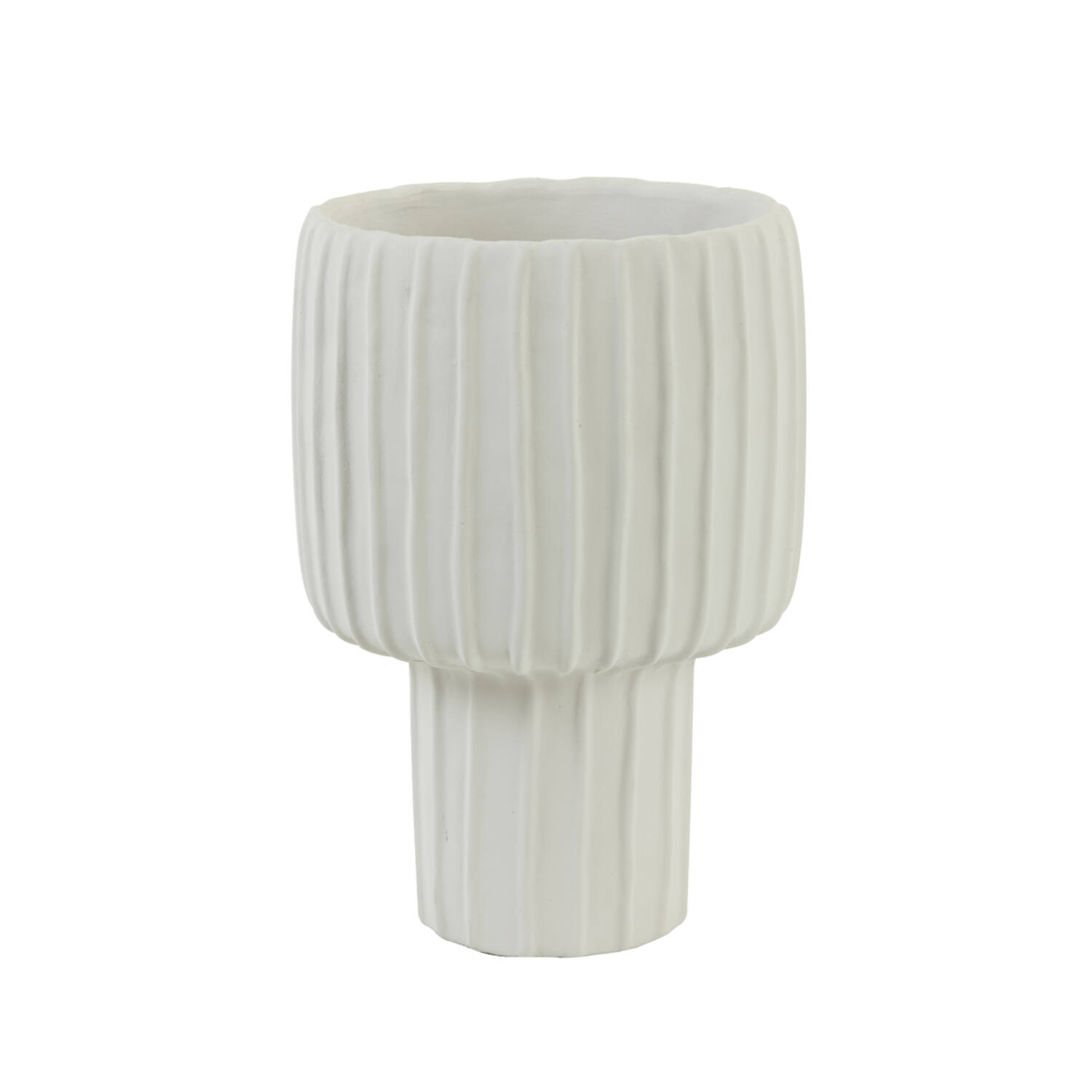 light & living Vaas deco Ø24x35 cm MAJA cement crème