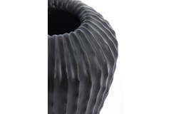 Light & Living Vaas Deco Ø29x37 Cm CACTI Mat Zwart