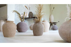 Light & Living Vaas Deco Ø35x26 5 Cm VEDOLLO Bruin