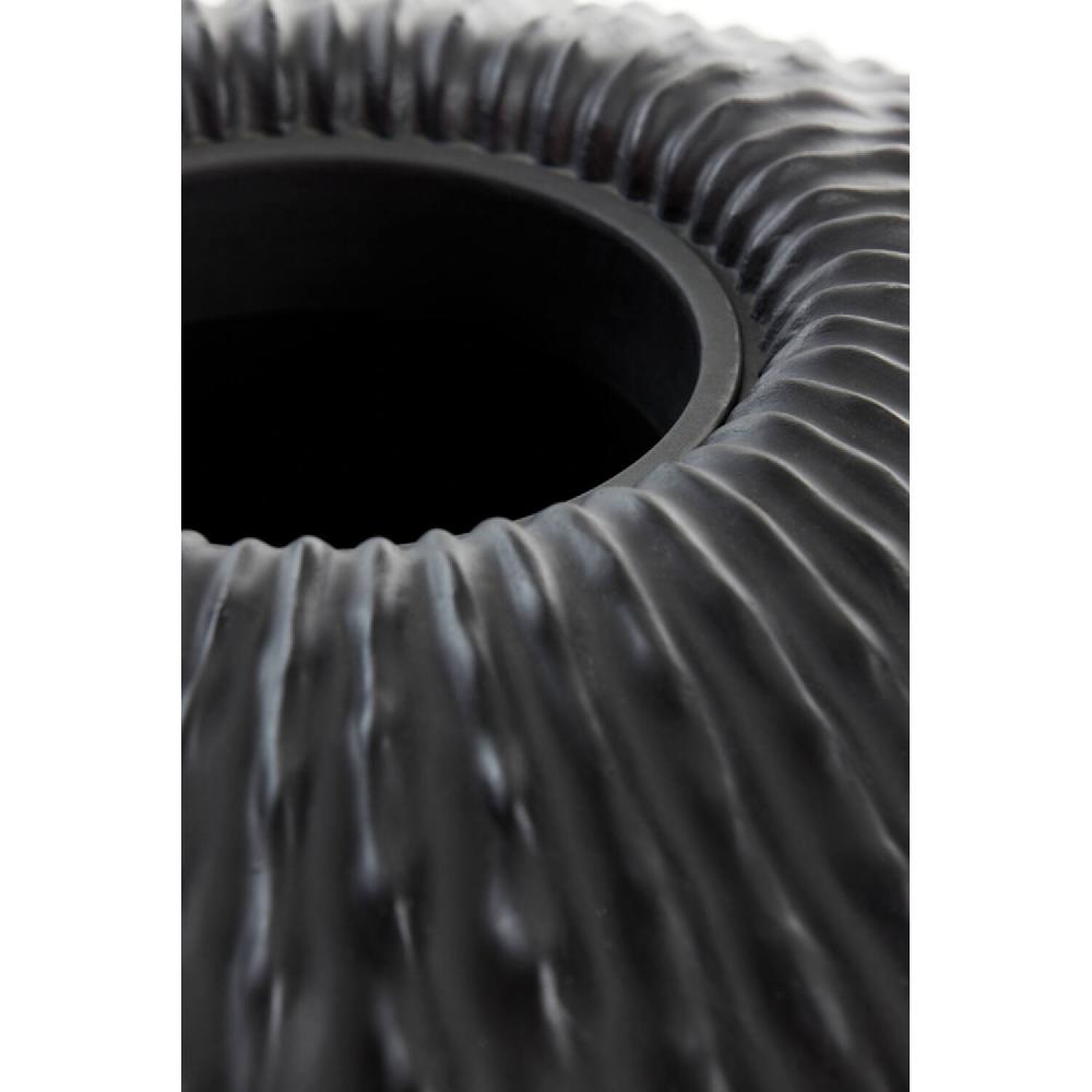 Light & Living Vaas Deco Ø66x53 Cm CACTI Mat Zwart