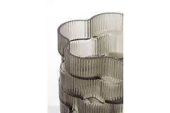Light & Living Vaas Ø17x17 Cm DOURO Smoke Glas
