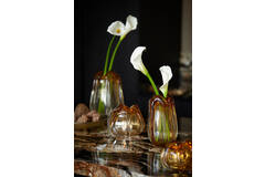 Light & Living Vaas Ø21x30 Cm MURELA Glas Amber