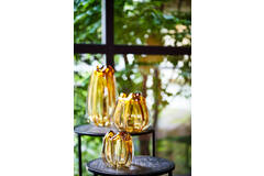 light & living Vaas Ø21x30 cm MURELA glas amber