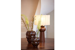 Light & Living Vaas Ø22x25 Cm OWL Glas Grijs