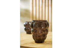 Light & Living Vaas Ø22x25 Cm OWL Glas Grijs