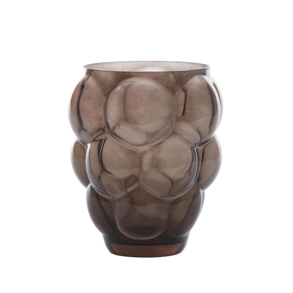 light & living Vaas Ø22x25 cm OWL glas grijs