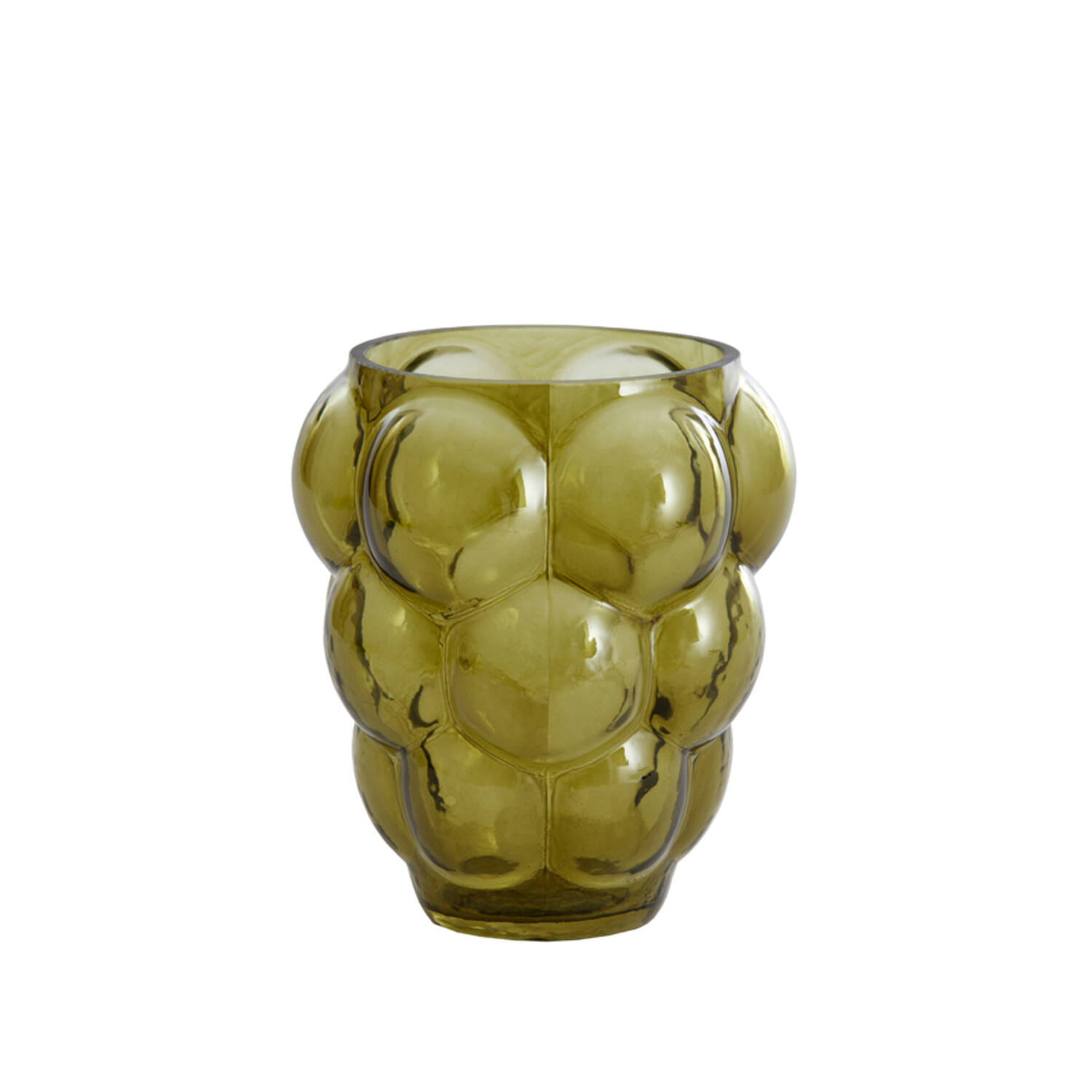 Light & Living Vaas Ø22x25 Cm OWL Glas Groen