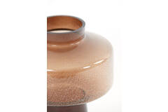 Light & Living Vaas Ø23 5x29 5 Cm TRASMON Glas Bruin